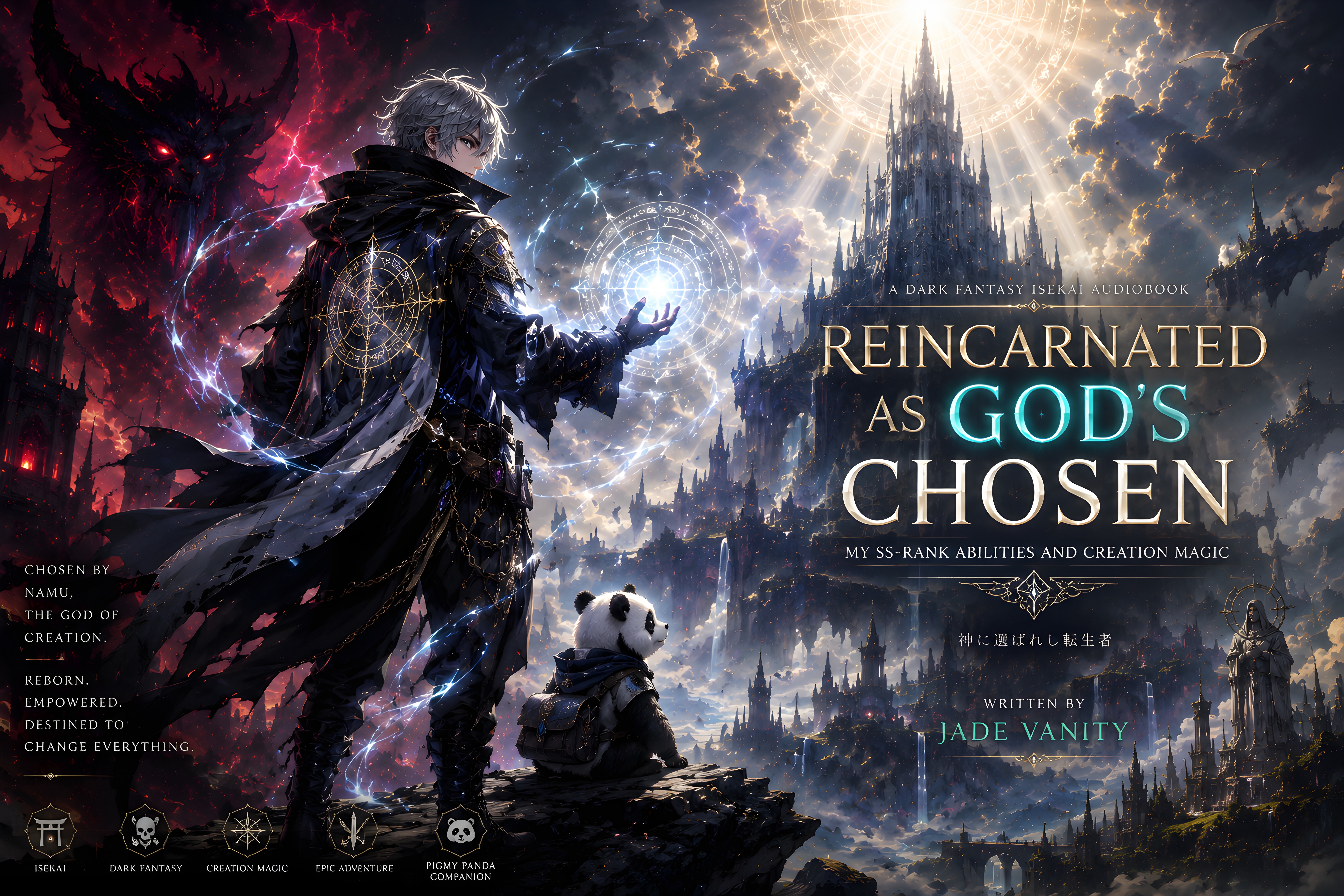 Reincarnated as God's Chosen audiobook artwork