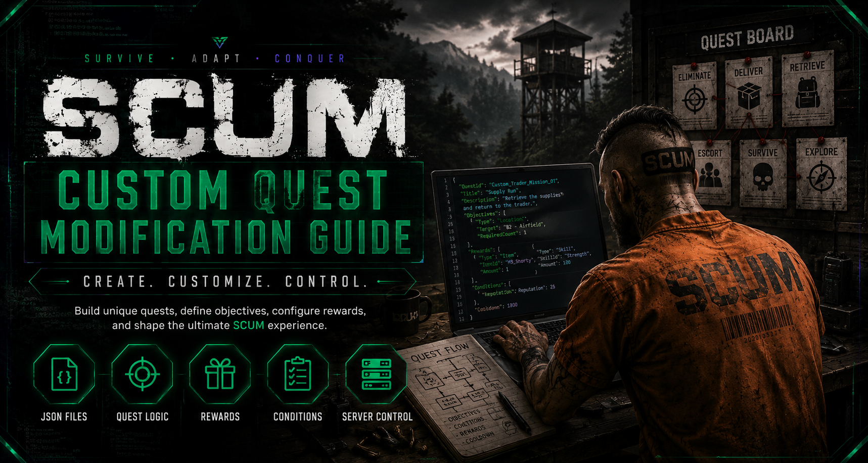 SCUM Custom Quest Modification Guide
