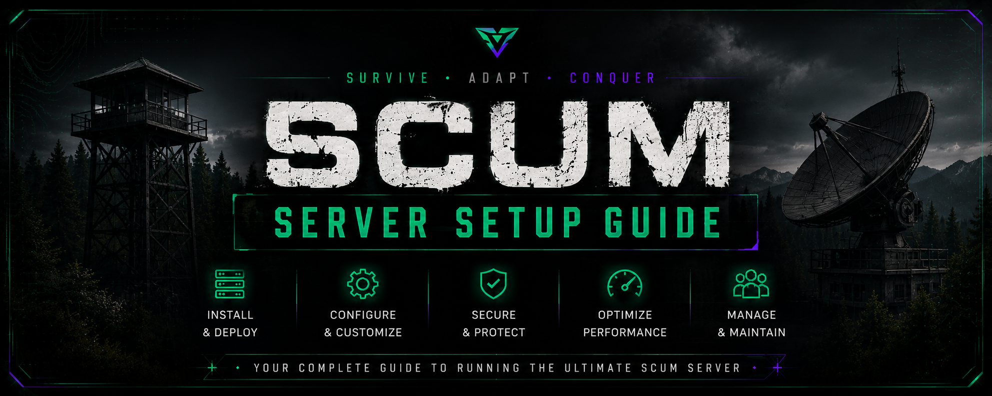 SCUM Server Setup Guide banner