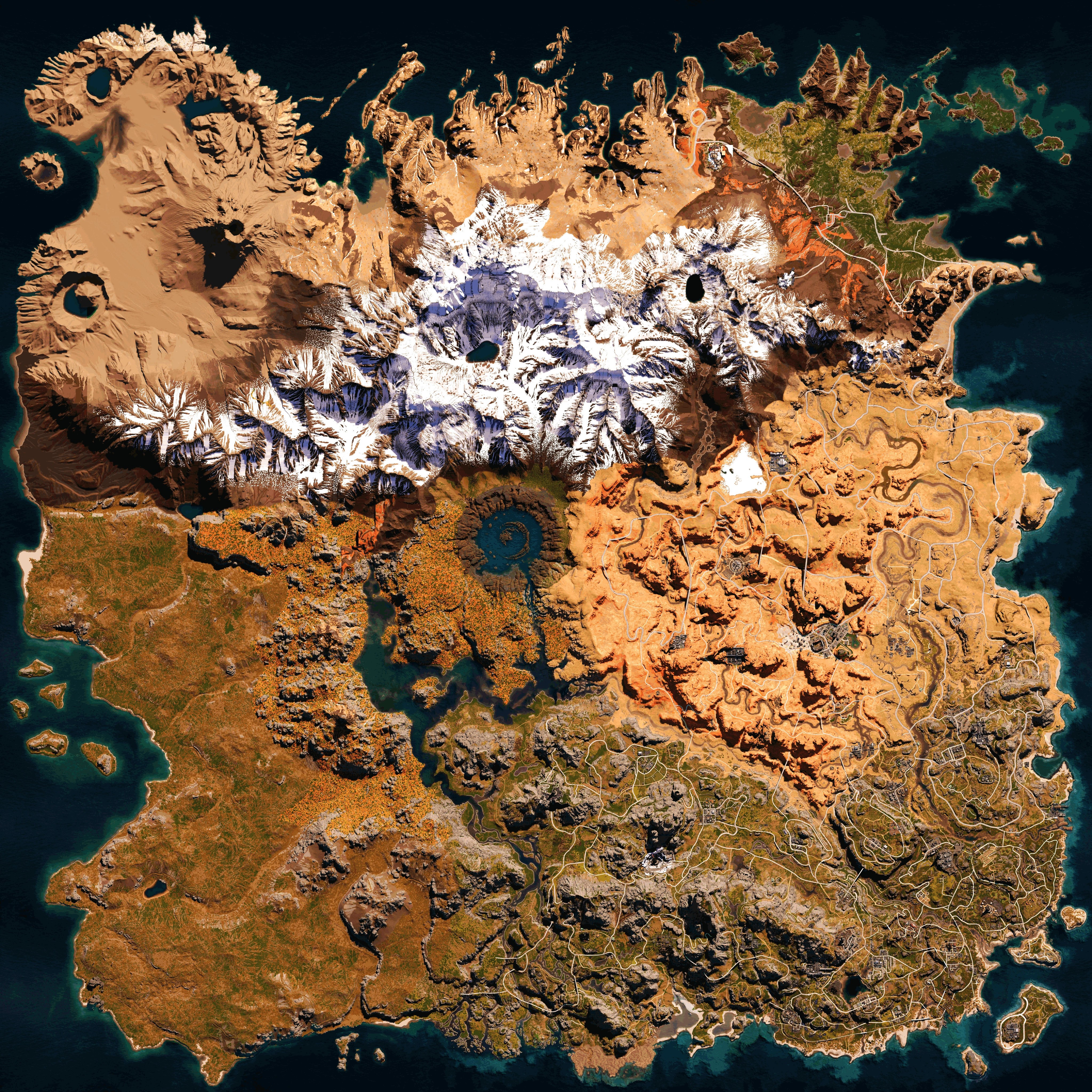 Once Human World Map